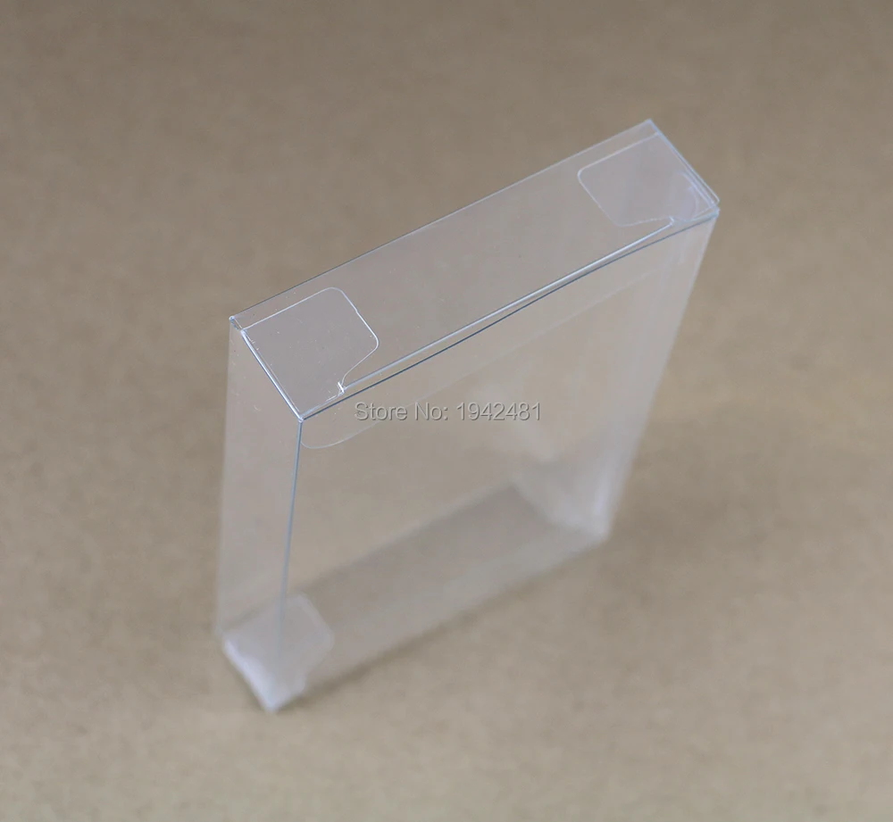 

80PCS Replacement Clear Transparent Game Card Cartridge Box for N64 Games Cart Protector Case Boxes