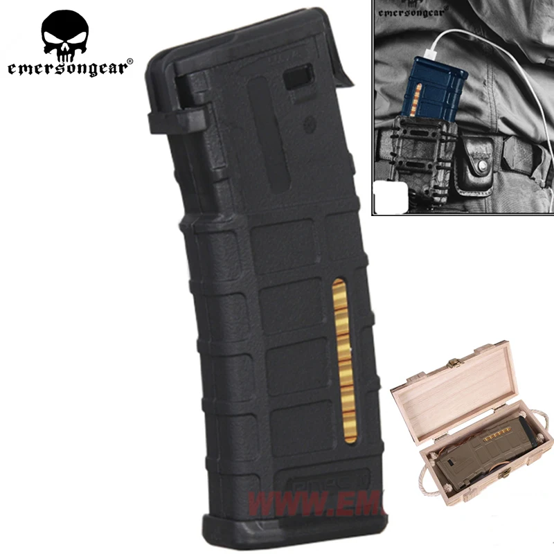 

NEW Emersongear Magazine Style Powerbank Case NO Battery Intelligent Portable Supplier Outdoor Hunting Hiking Emergency Gear