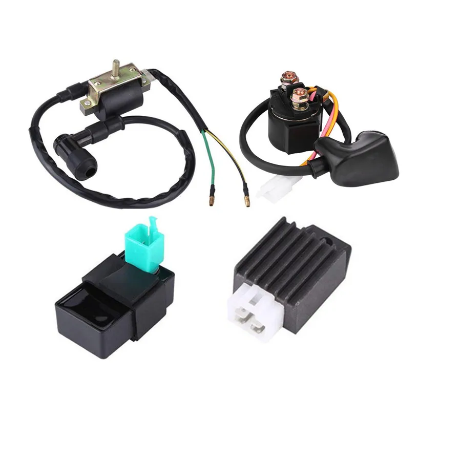 Ignition Coil CDI Regulator Rectifier Relay For 50cc 70cc 90cc Chinese ATV Quad 4 Wheeler