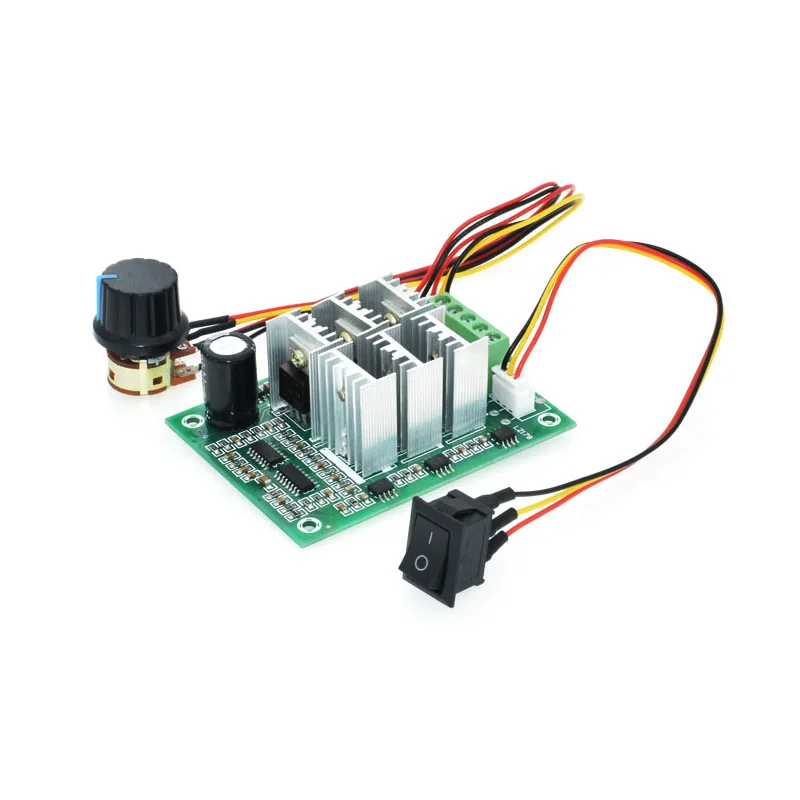 BLDC three phase brushless sensorless motor controller BL01 15A violent fan modulation DC5V6V9V12V36V forward and reverse