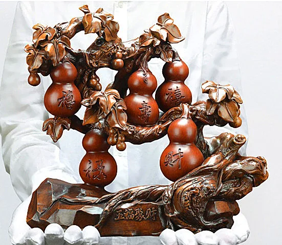 Resin home inspired gourd handicraft decoration housemoved new residence opening gift factory wholesale