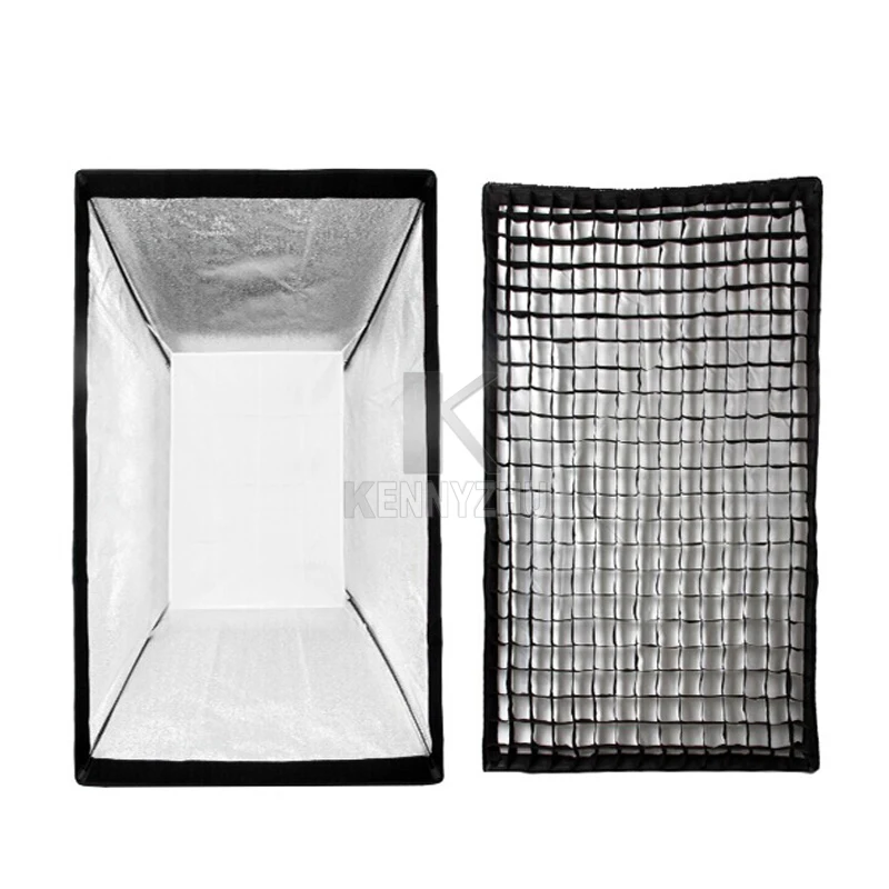 Godox 60x60cm 60x90cm 70x100cm 80x120cm Rectangle Honeycomb Grid Softbox with Bowens Mount for Studio Flash Strobe