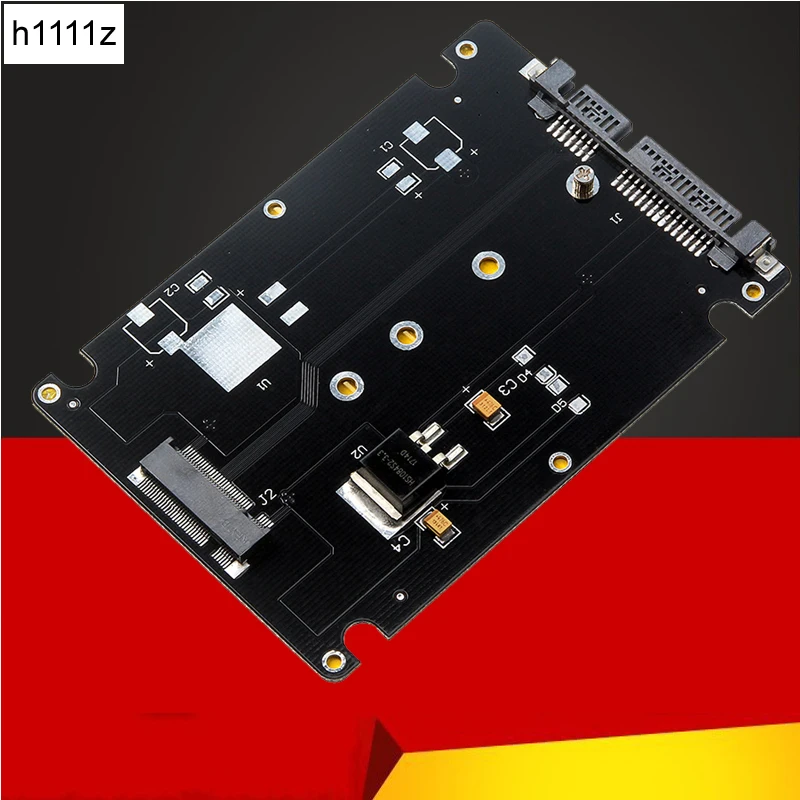 

H1111Z Enclosure M.2 NGFF SSD to 2.5" SATA Adapter Card With 7MM Thickness Case NGFF M2 SSD Case SSD Enclosure Box HDD Case NEW