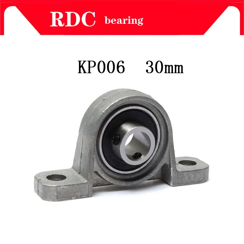 

KP006 30mm High quality insert bearing shaft support Spherical roller zinc alloy mounted bearings pillow block housing