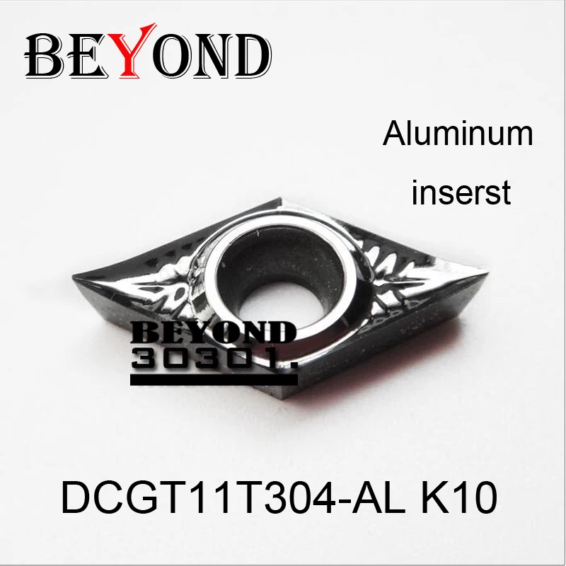 BEYOND DCGT11T304-AL K10 DCGT11T302-AL K10 DCGT 11T304 11T302 для алюминиевой меди CNC карбидная вставка для токарного станка