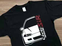 日本のクラシックな半袖Tシャツ,車内,シビックカラー,カジュアル,綿2019,100%