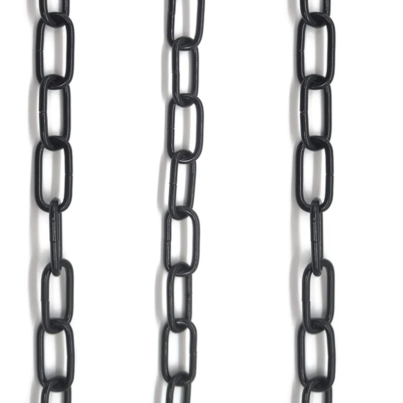 2Mm Draad, 1-10M Lengte Zwart Vierkant Keten Lampen En Lantaarns Opknoping Keten Deur Keten Kleding Opknoping Chain Hanglamp keten