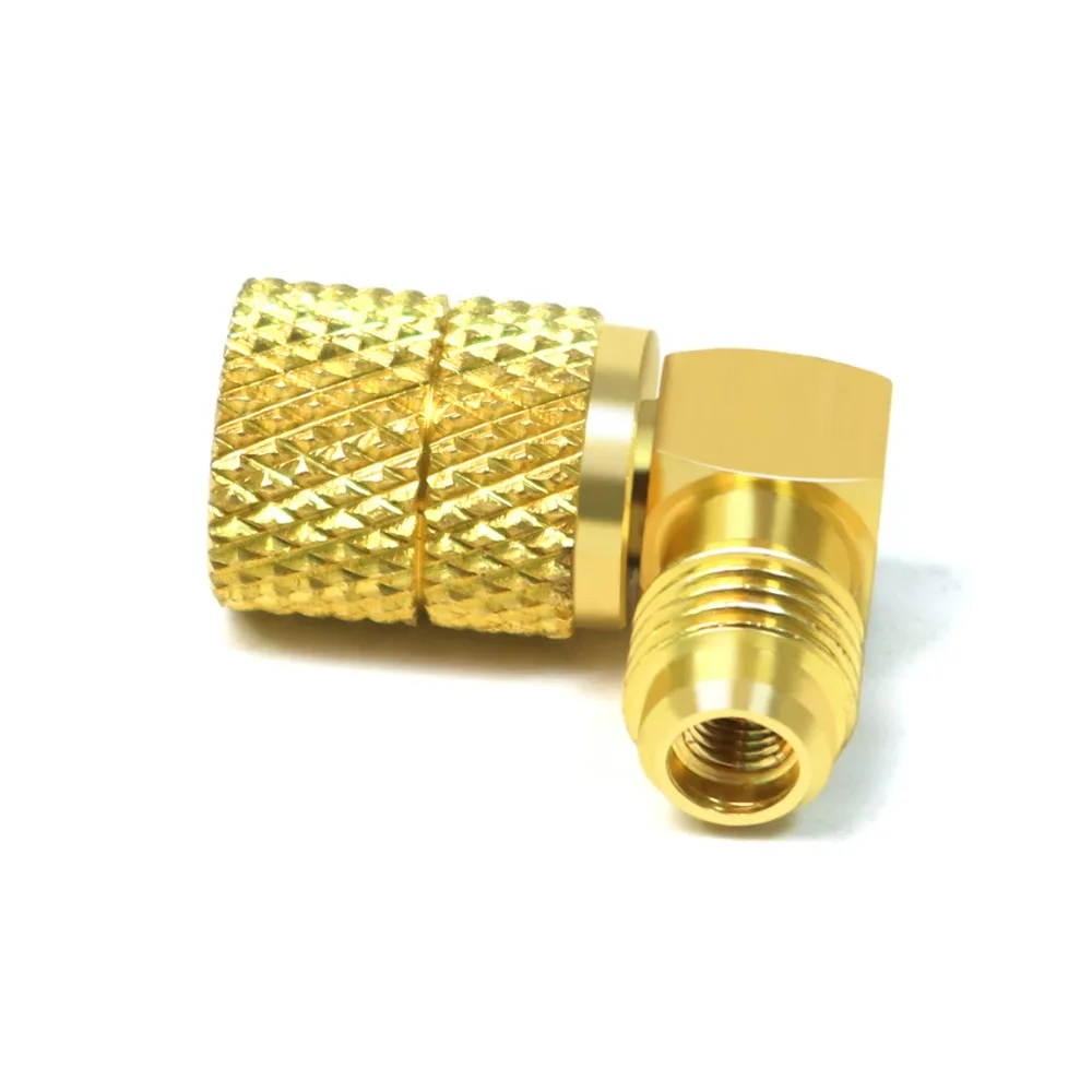 Hot Sale 1PCS Refrigeration Adapter Connector For R410a Mini Gauges Hose 1/4'' SAE to F 5/16'' Adaptor Coupler Car Styling New