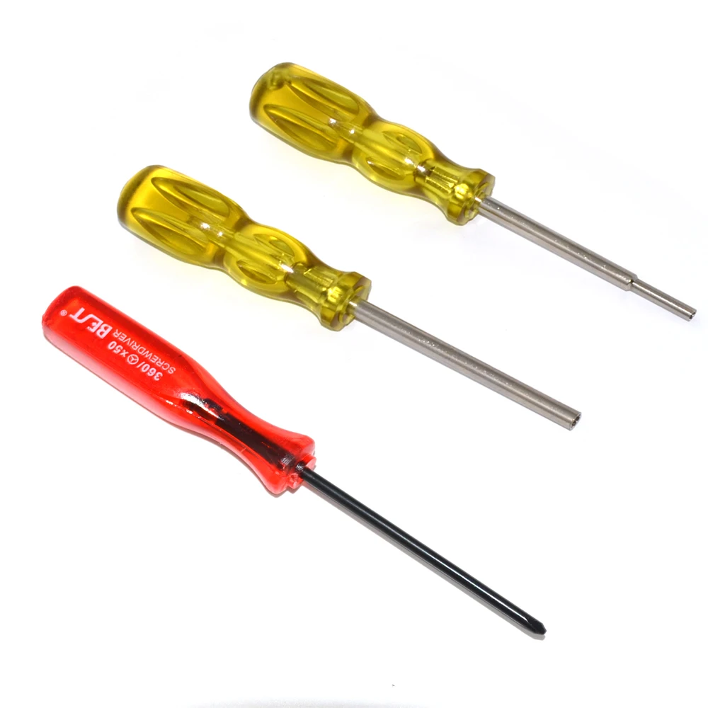 1Set 2.0mm & 3.8mm &4.5mm Disassemble Game Card Screwdriver Bit for N G C Universal Disassemble Screwdriver Repair Tools