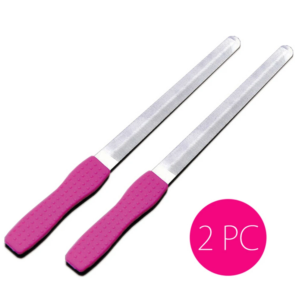 Professional Double Sided Nail File Buffer Metal Nail File For Manicure Pedicure Podiatry Color Random Women Beauty Nail Tools