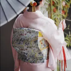 Japoński pas Kimono Cummerbunds Yukata pas biodrowy tradycyjne kobiety w stylu Vintage żakardowe