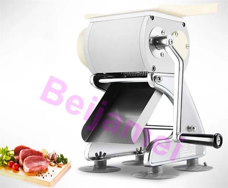 ماكينة لحم يدوية من BEIJAMEI شريحة لحم من الفولاذ المقاوم للصدأ تمزيقه منزلية ماكينة تقطيع اللحوم التجارية السعر