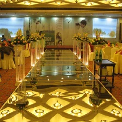 Alfombra de espejo para boda, Alfombra de 100cm x 10M para pasillo, escenario para fiesta de boda, decoraciones de fondo, 0,12mm de espesor, PET, novedad