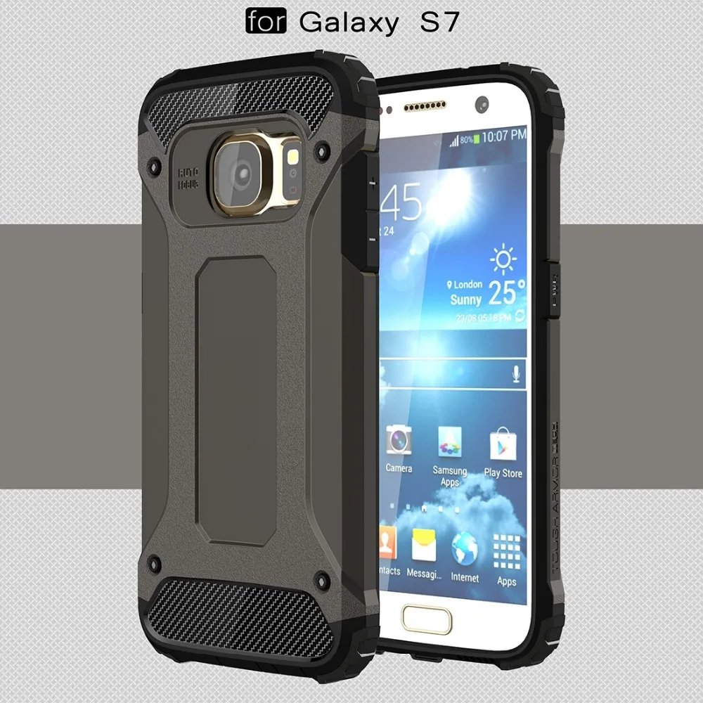 Armor TPU + PC Combination Case for Samsung Galaxy S7 / G930 Mobile Phone Cover Protective Case