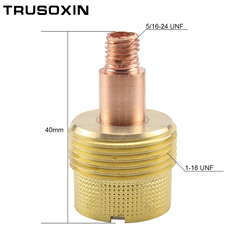 2PCS Welding Machine Accessories Large Stubby Gas Lens Body For WP9 WP20 TIG Welding Torch/Welder Gun