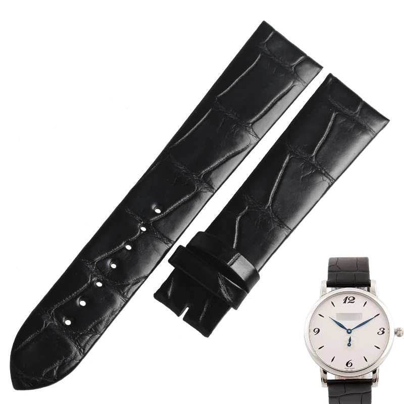 

WENTULA watchbands for STAR U0108736 36969 alligator skin /crocodile grain watch band man