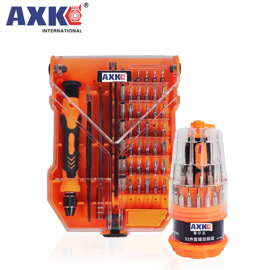 AXK 35 in 1 Screwdriver Set Home Useful Multi Tool Multi-Bit Tools Repair Torx Screw Driver Screwdrivers Kit Hand Tools