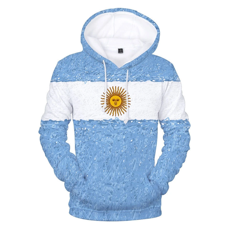 Brazil Flag 3D Printed Sweatshirts men women Spain Portugal USA Canada Argentina, Germany Hoodie Fashion Streetwear Oversized