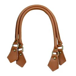 2Pcs 60cm High Quality Bag Rope Strap Real Cow Leather Bag Handles for DIY Bag Parts Genuine Leather Bag Handle Accessories