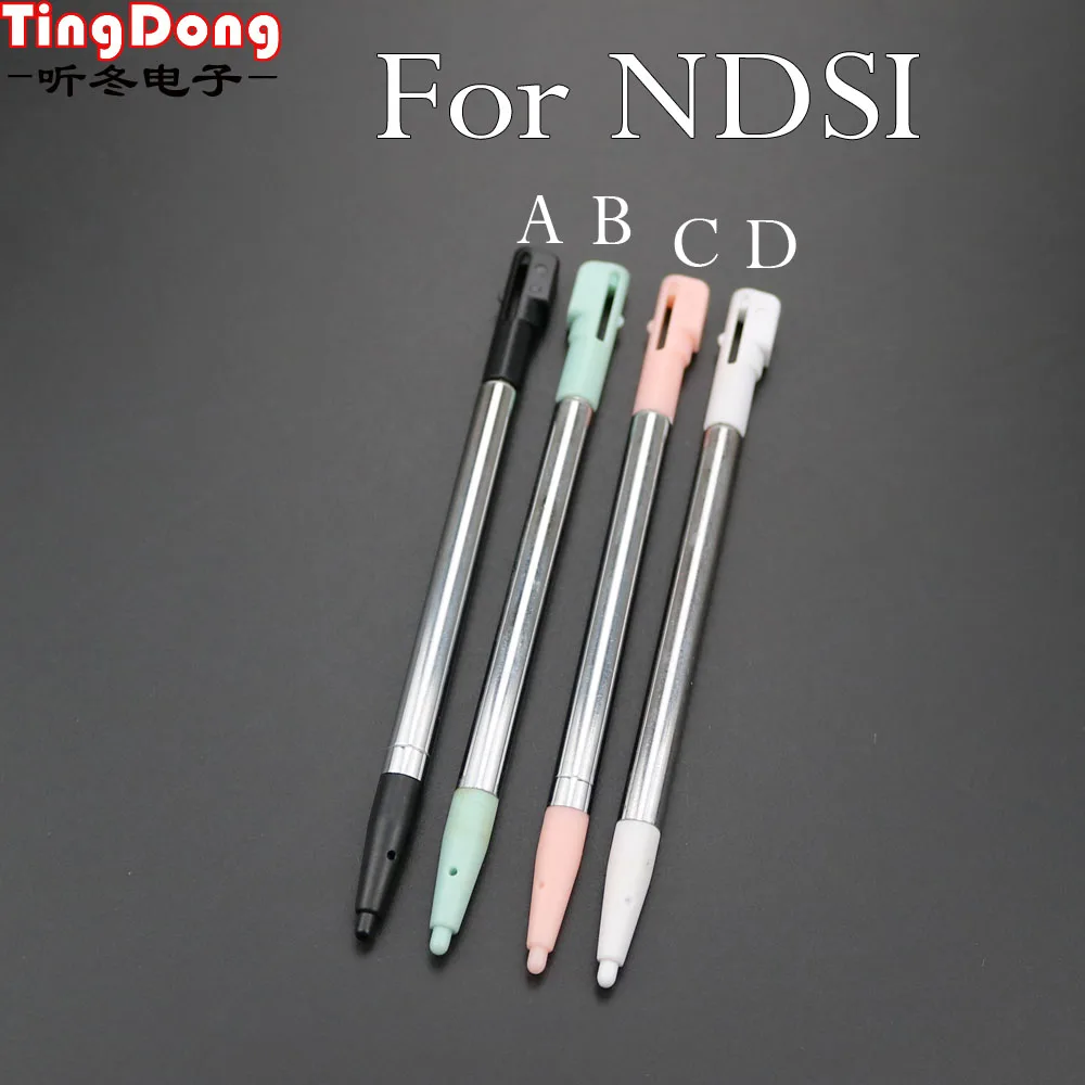 TingDong For DSI Metal touch pen LCD Touch Screen Stylus Pen For NDSI Touch Screen Pen Metal Retractable Stylus Touch Pen