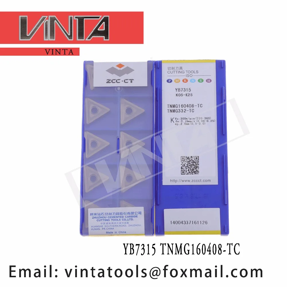 

high quality 10pcs/lots YB7315 TNMG160408-TC cnc carbide turning inserts