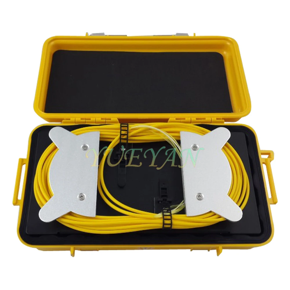 OTDR Dead Zone Eliminator,Fiber Rings, OTDR Launch Cable Box, 1km SM, 1310, 1550nm