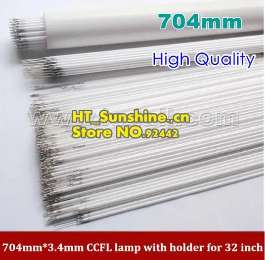 

Free Shipping!!! 50PCS/Lot 704MM*3.4MM CCFL Lamp Tube Backlight For 32" LCD Sharp TV Screen Panel