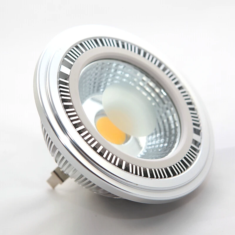 Aluminum AR111 G53 LED Spotlight 15W COB LED Downlight ES111 QR111 GU10 DC12V AC110V 220V LED Indoor Lighting Warm Cold White