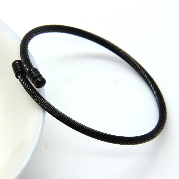 New Arrivals Simple Elegance Fashion Jewelry Bracelets & Bangles 5-color Stainless Steel Bracelets For Women
