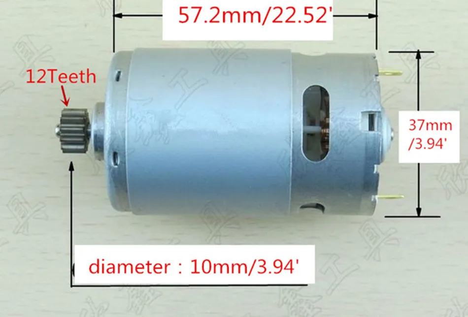 12 Teeth 12 tooth Motor DC 18V Replacement For BOSCH  GSR18V GSR18-2 GSR1800-LI TSR1800-LI  Cordless Drill ScrewdriverEngine