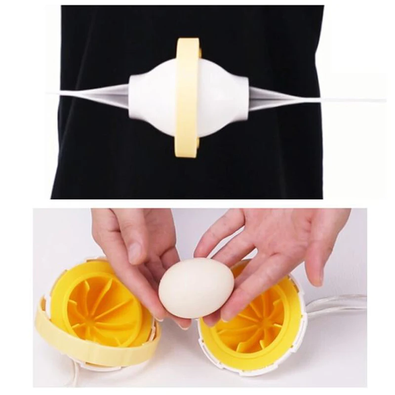 1Pc Creative Cyclone Golden Egg Maker Egg Shaker Scrambler Egg Yolk White Mixer Hand Kitchen Gadget