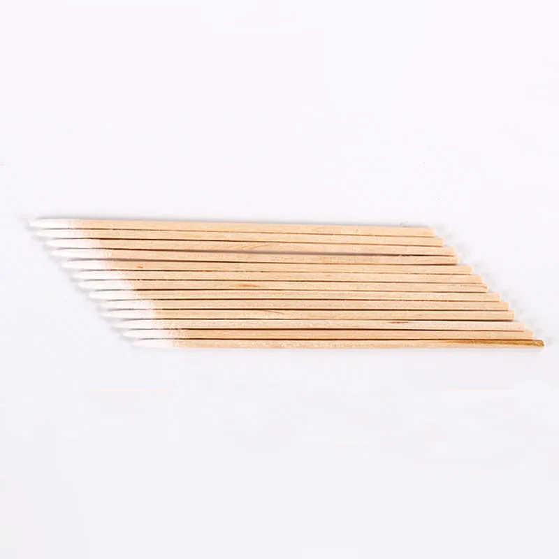 100pcs Cotton Swab Eyelash Extension Tools Medical Ear Care Wood Sticks Cosmetic Cotton Swab Microblading Accessories for Supply