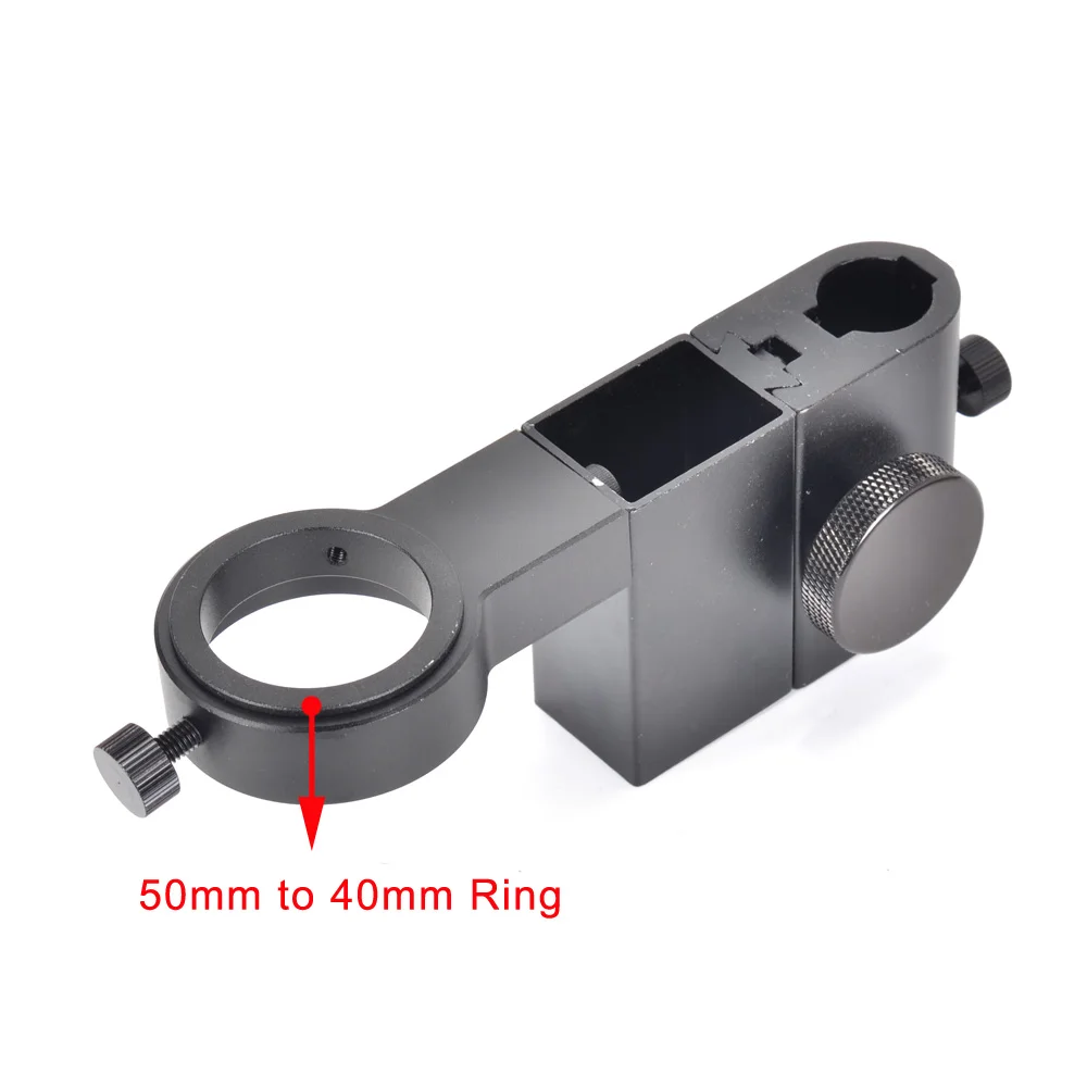 Microscope Camera Table Stand 50mm Ring Holder Gear Table Stand Metal Microscope Table Stand 50mm Ring for 180X lens