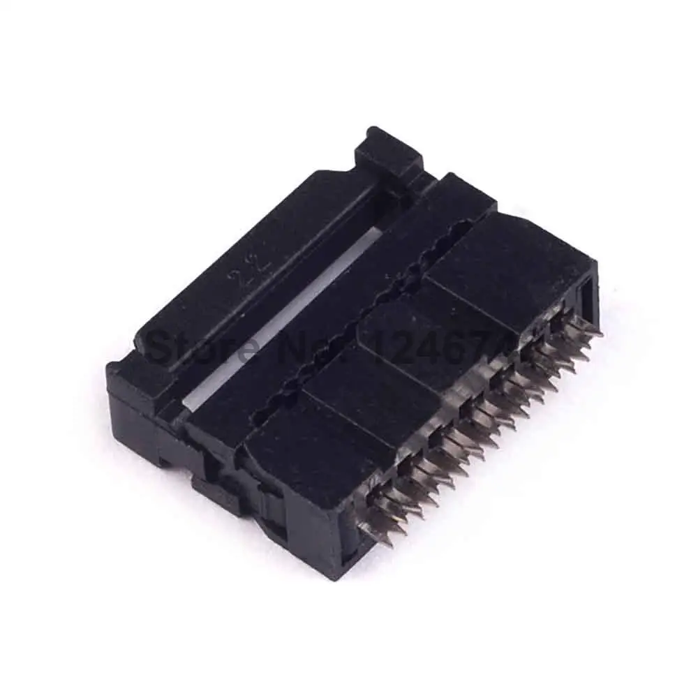 50PCS IDC Socket FC-14P 2.54mm IDC Connector 14-pin Cable Socket 14P