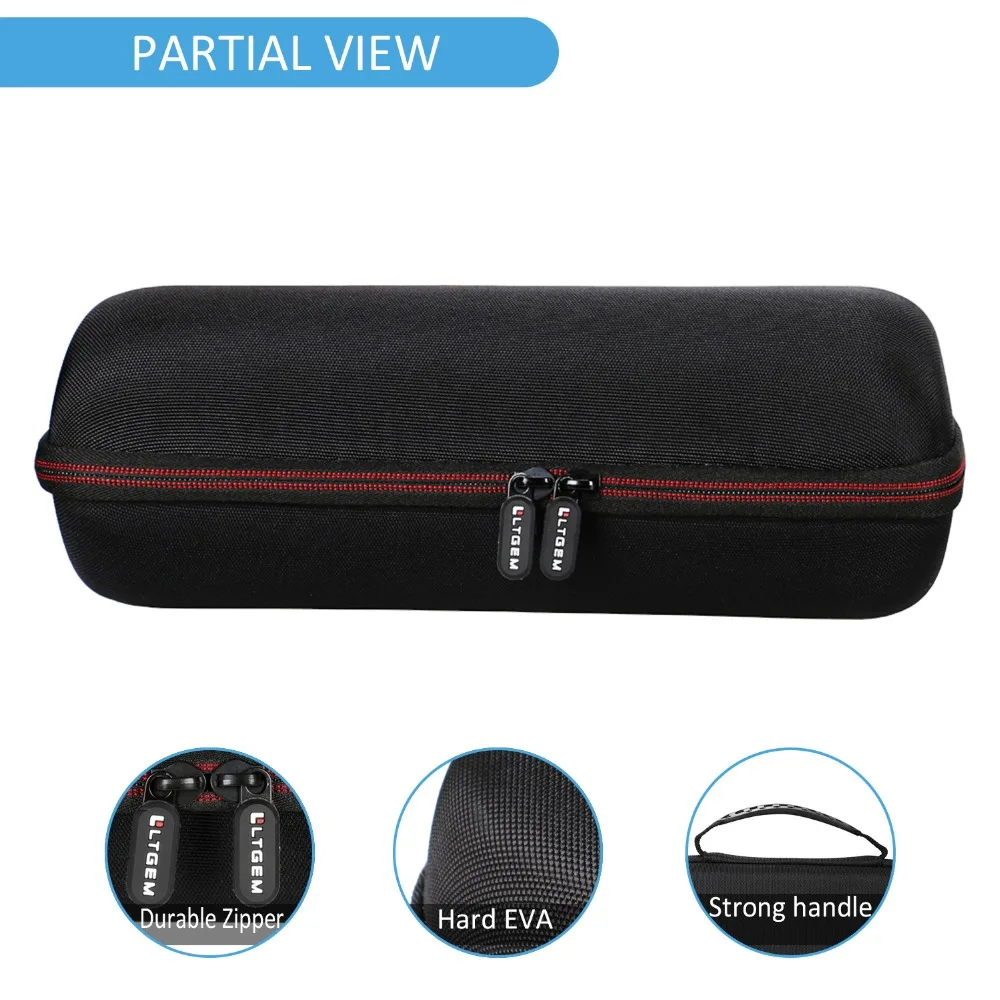 LTGEM EVA Hard Case for JBL Pulse 3 Wireless Bluetooth IPX7 Waterproof Speaker - Travel Protective Carrying Bag