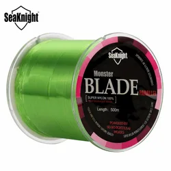SeaKnight Brand Blade Series 500m Nylon Fishing Line Monofilament Japan Material 2-35LB 5 Colors Mono Nylon Line