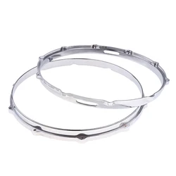 Tooyful 1 pair Snare Drum Hoop Ring Rim Aluminum Alloy for 14'' Snare Drum Percussion Instrument Parts Accessories