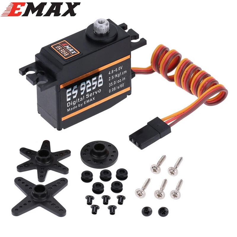 EMAX ES9258 Metal Gear Digital Servo 27g/ 2.5 kg/ 0.05 sec for rc helicopter Wholesale Dropship image 3