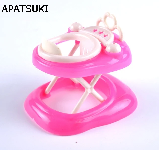 Juguetes para casa de muñecas, accesorios para muñecas, andador de plástico hecho a mano para muñeca Kelly, para casa de muñecas Barbie
