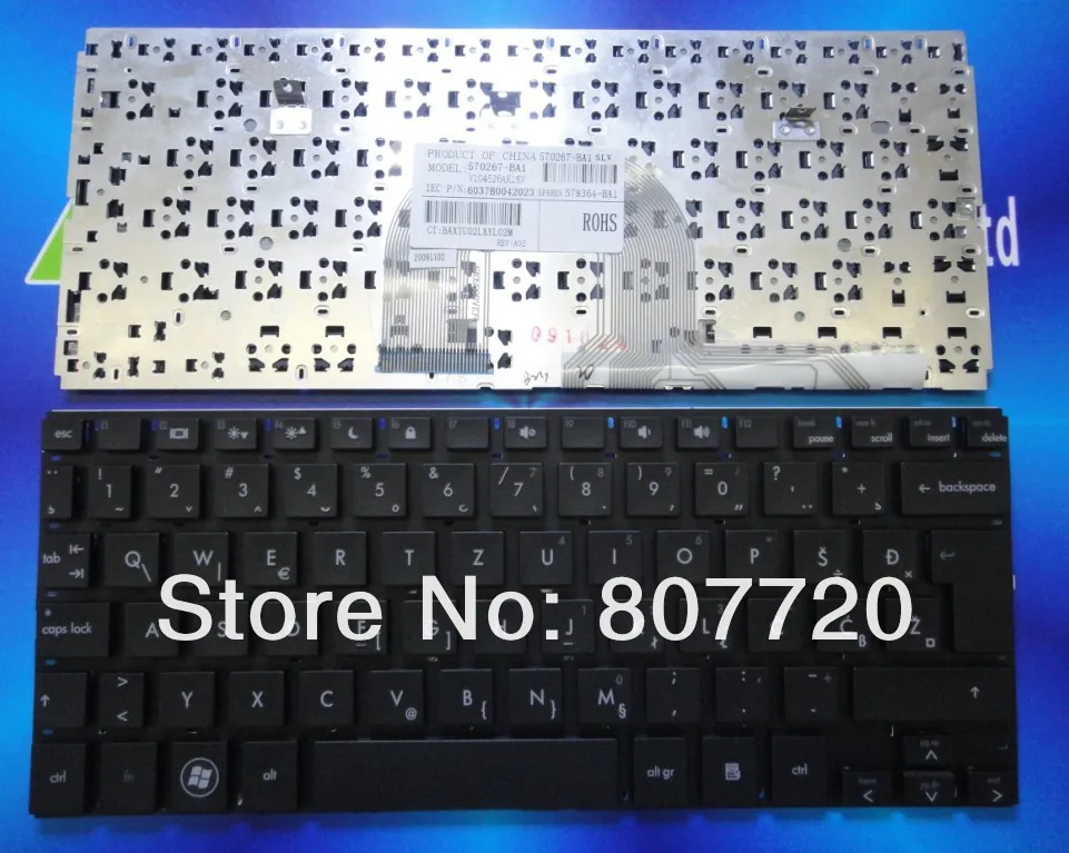 Free  shipping  100% new Slovakia  keyboard 570267-BA1,578364-BA1 forHP Mini 5101 5102 5103 5105 5100.