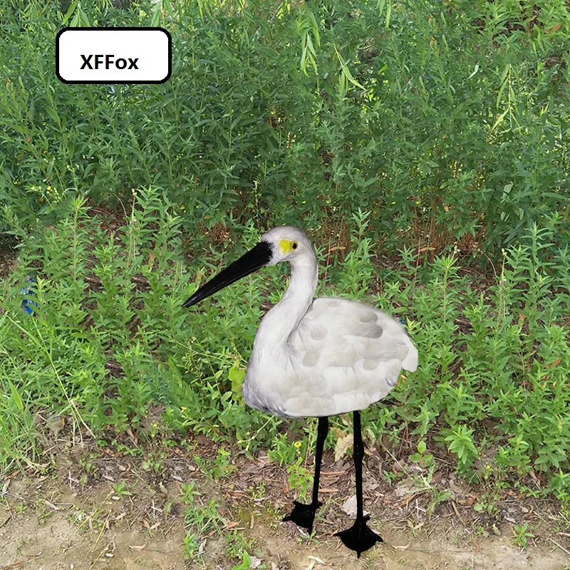 big simulation Egret model foam&furs real life new Egret bird model gift about 65cm xf1043