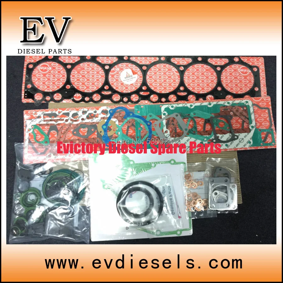 D6E D6D  full gasket kit for Volvo excavator EC210B engine overhauling