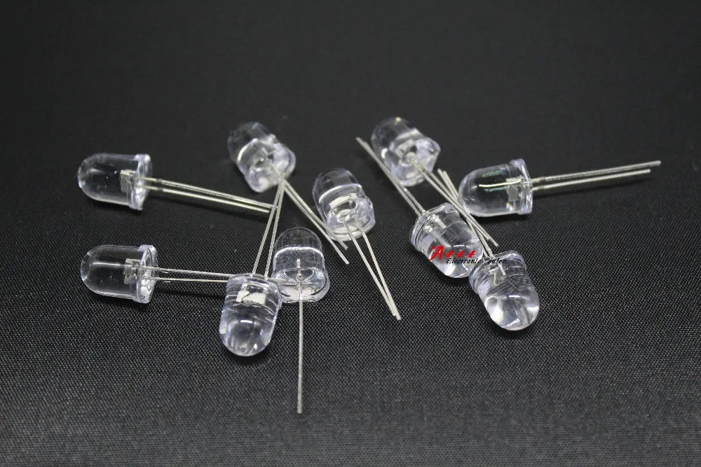 50PCS 10MM colorful flash F10 Flash alternating red, green and blue LED light emitting diode LED automatic flashing light