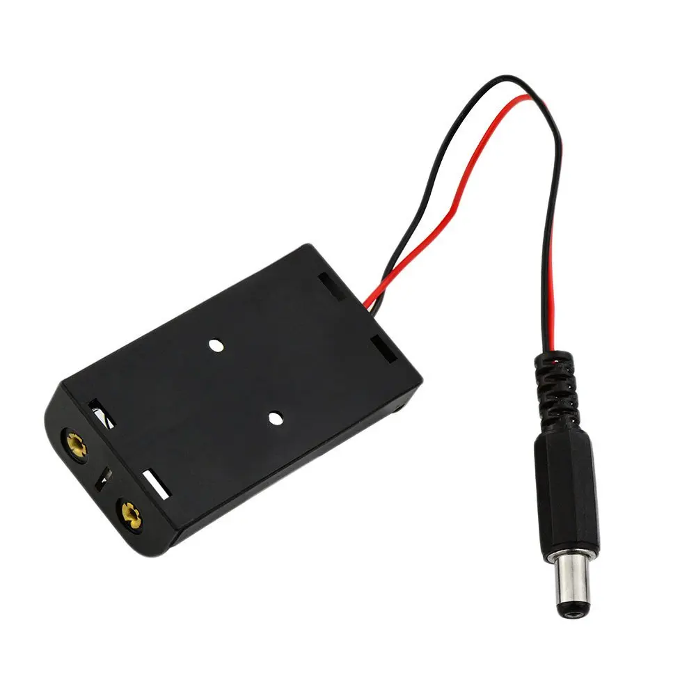 18650 caixa de bateria dc cabeça bateria de lítio 2 seção 18650 linha tira 2 seção 7.4v bateria caixa série de carregamento