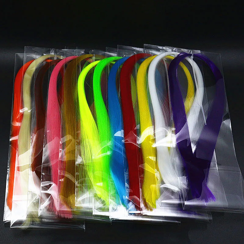 Royal Sissi 12colors Durable Minnow Fibers Saltwater Streamers Fly Tying Materials Synthetic Hair Fibres Pike&Bass Flies Making