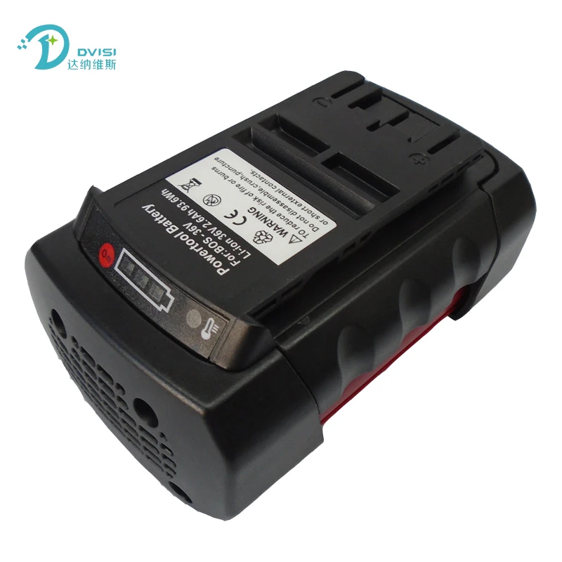 DVISI 36 فولت 4000 مللي أمبير جديد قابلة للشحن ليثيوم أيون السلطة أداة تبديل البطارية لبوش 36 فولت BAT810 BAT836 BAT840 D-70771 2607336108