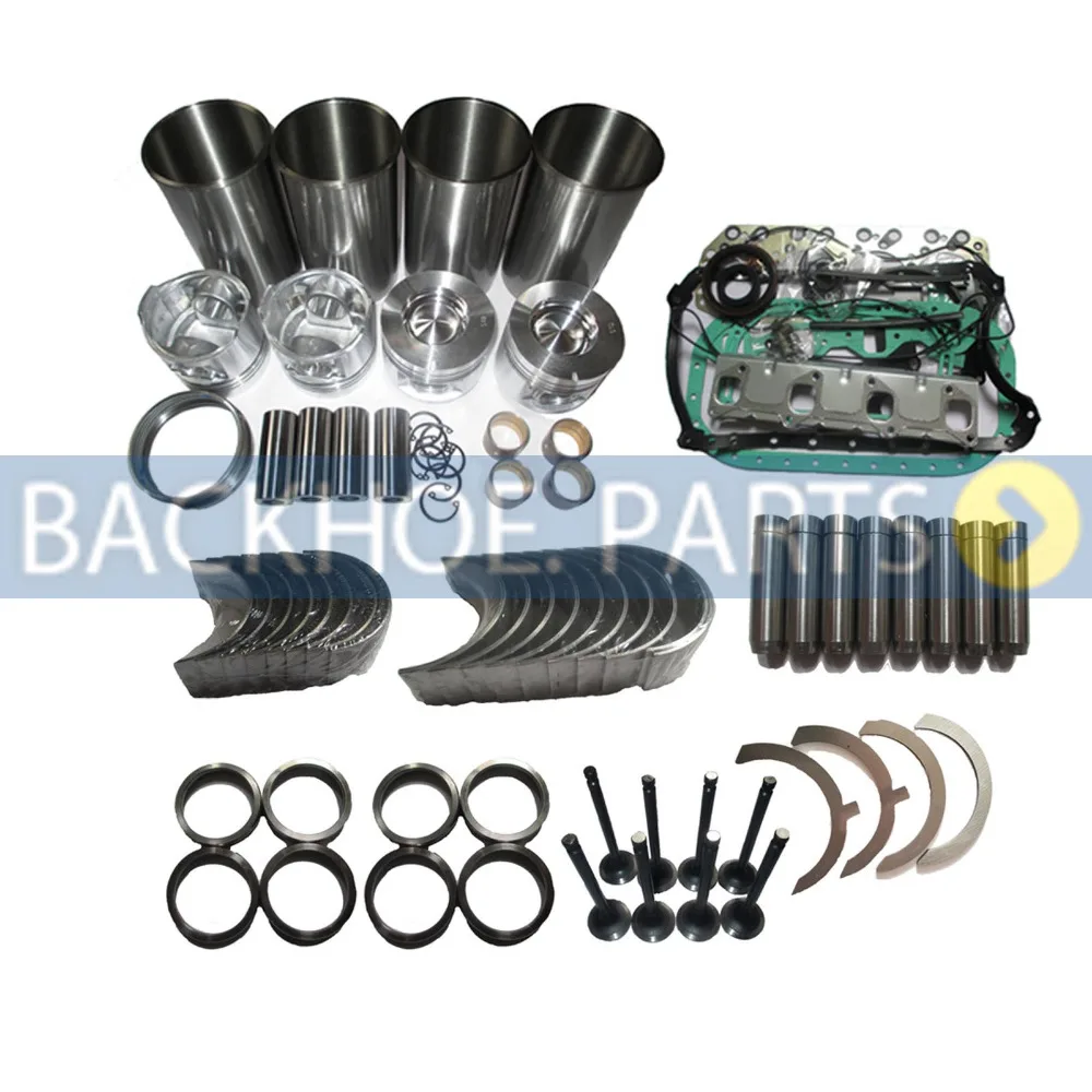 

Engine Overhaul Rebuild Kit for Yanmar 4TNE94 Komatsu D20A D20PL D20PLL D20Q D21A D21P D21PL D21Q D20S D21S WA65 WA75 WA65PT