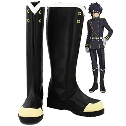 Seraph of the End Yuichiro Hyakuya Owari geen Seraph Cosplay Laarzen Schoenen op maat gemaakt