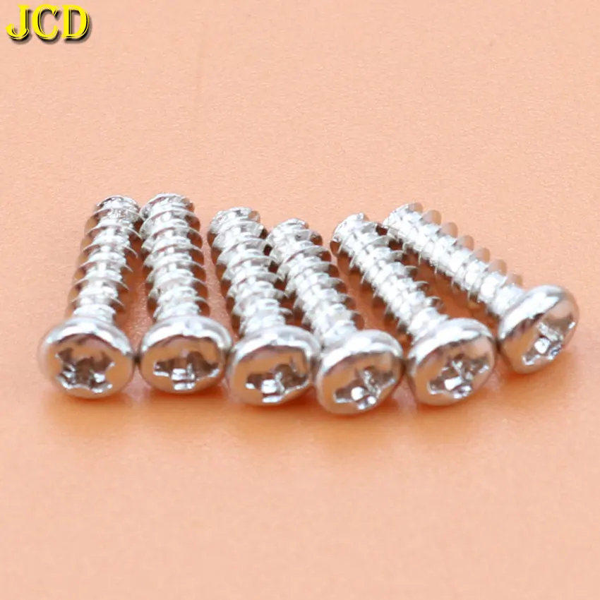 Jcd เครื่องเกม6ชิ้นสกรูสากลสำหรับเกมบอยล่วงหน้าสีสำหรับ GB GBA GBC เคสหลังเกมเคสฟิลลิปส์สกรู