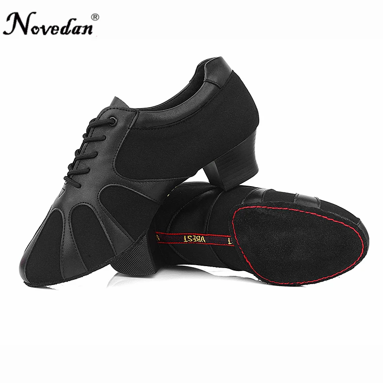 Genuine Leather Professional Mens Latin Dance Shoes Oxford Ballroom Tango Salsa Dance Shoes For Men Plus Size 38-45